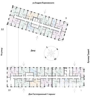 3-к квартира, вторичка, 63м2, 4/13 этаж