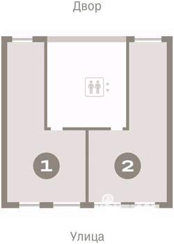 2-к квартира, вторичка, 61м2, 2/7 этаж