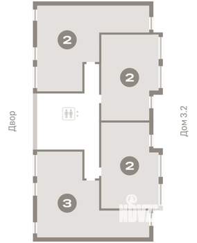 2-к квартира, вторичка, 138м2, 8/8 этаж