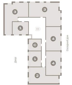 3-к квартира, вторичка, 85м2, 8/17 этаж