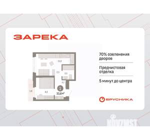 1-к квартира, вторичка, 34м2, 6/25 этаж