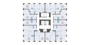 2-к квартира, вторичка, 65м2, 13/25 этаж