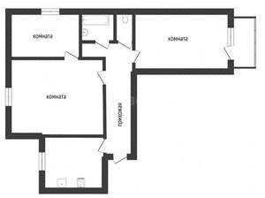 3-к квартира, вторичка, 60м2, 7/9 этаж
