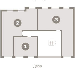 2-к квартира, вторичка, 83м2, 7/17 этаж