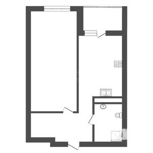 1-к квартира, вторичка, 33м2, 14/17 этаж