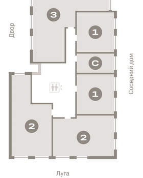 2-к квартира, вторичка, 70м2, 5/17 этаж