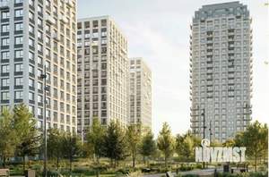 1-к квартира, строящийся дом, 48м2, 15/18 этаж