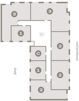 3-к квартира, вторичка, 98м2, 8/17 этаж