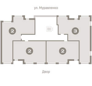 3-к квартира, вторичка, 82м2, 6/8 этаж