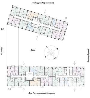 3-к квартира, вторичка, 64м2, 6/13 этаж