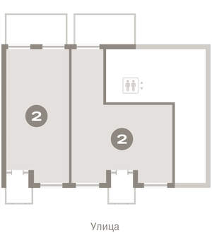 2-к квартира, вторичка, 107м2, 1/17 этаж