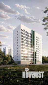 2-к квартира, строящийся дом, 68м2, 2/12 этаж