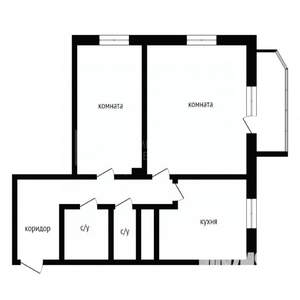 2-к квартира, вторичка, 62м2, 15/19 этаж