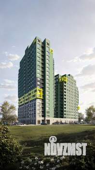 1-к квартира, строящийся дом, 35м2, 17/19 этаж