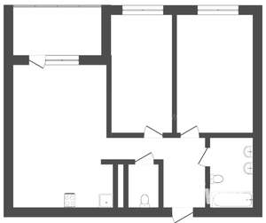 2-к квартира, вторичка, 56м2, 14/24 этаж