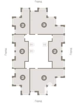 2-к квартира, вторичка, 63м2, 23/25 этаж