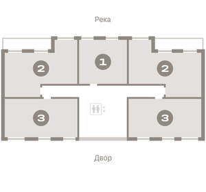 2-к квартира, вторичка, 124м2, 8/8 этаж