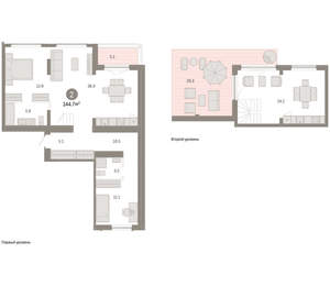 2-к квартира, вторичка, 145м2, 8/8 этаж