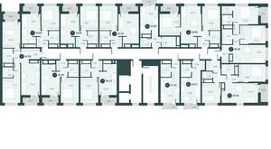 2-к квартира, сданный дом, 57м2, 9/14 этаж