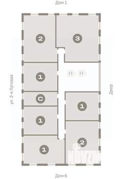 1-к квартира, вторичка, 51м2, 13/16 этаж