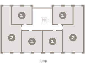 1-к квартира, вторичка, 41м2, 5/8 этаж