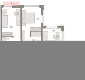 3-к квартира, вторичка, 95м2, 19/25 этаж