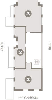 2-к квартира, вторичка, 112м2, 8/8 этаж