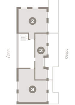 2-к квартира, вторичка, 110м2, 8/8 этаж