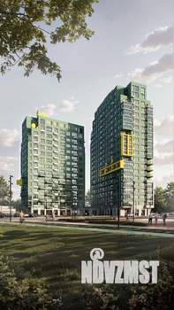 1-к квартира, строящийся дом, 38м2, 3/19 этаж