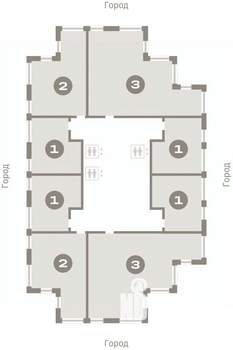 2-к квартира, вторичка, 54м2, 17/25 этаж