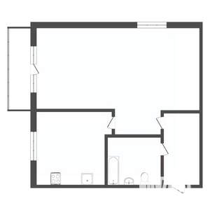 1-к квартира, вторичка, 32м2, 5/5 этаж