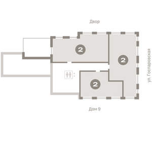 2-к квартира, вторичка, 114м2, 8/8 этаж