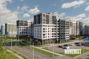 1-к квартира, строящийся дом, 46м2, 8/10 этаж