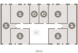 Студия квартира, вторичка, 20м2, 7/17 этаж