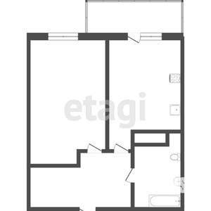 1-к квартира, вторичка, 36м2, 2/10 этаж