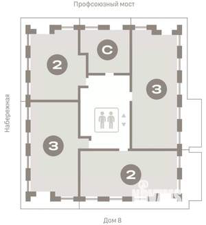 Студия квартира, вторичка, 43м2, 4/9 этаж