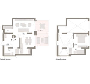 1-к квартира, вторичка, 84м2, 1/8 этаж