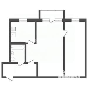 2-к квартира, вторичка, 42м2, 5/5 этаж