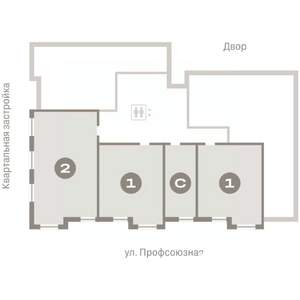1-к квартира, вторичка, 51м2, 3/7 этаж