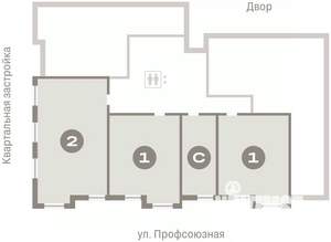 1-к квартира, вторичка, 51м2, 3/10 этаж