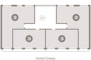3-к квартира, вторичка, 129м2, 7/16 этаж