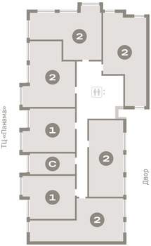2-к квартира, вторичка, 76м2, 4/9 этаж