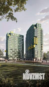 1-к квартира, строящийся дом, 38м2, 10/19 этаж