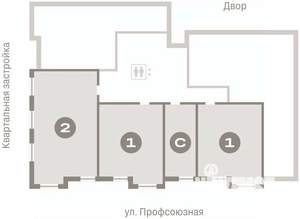 1-к квартира, вторичка, 51м2, 3/7 этаж
