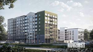 2-к квартира, строящийся дом, 68м2, 2/8 этаж