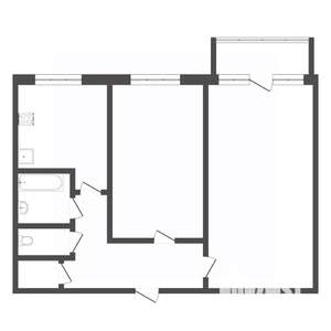 2-к квартира, вторичка, 39м2, 5/5 этаж