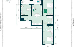 3-к квартира, вторичка, 83м2, 2/7 этаж