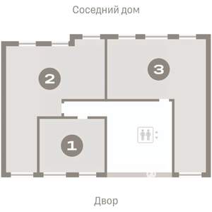 3-к квартира, вторичка, 82м2, 7/9 этаж