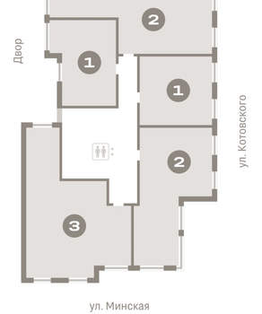 2-к квартира, вторичка, 81м2, 6/16 этаж