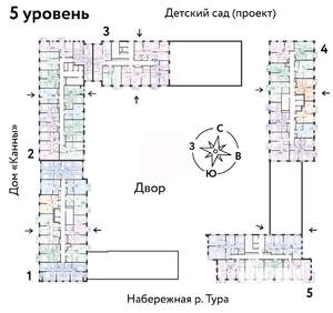 3-к квартира, вторичка, 62м2, 5/25 этаж
